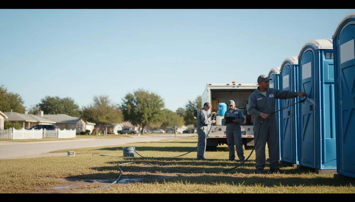 Long-Term Portable Toilet Rental in Kendleton, TX near me
